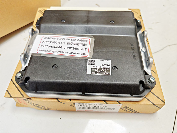 8966660F70,原厂丰田霸道KDJ150 1KD发动机电脑,89666-60F70